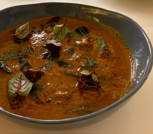 Samosa chaat at Adrak