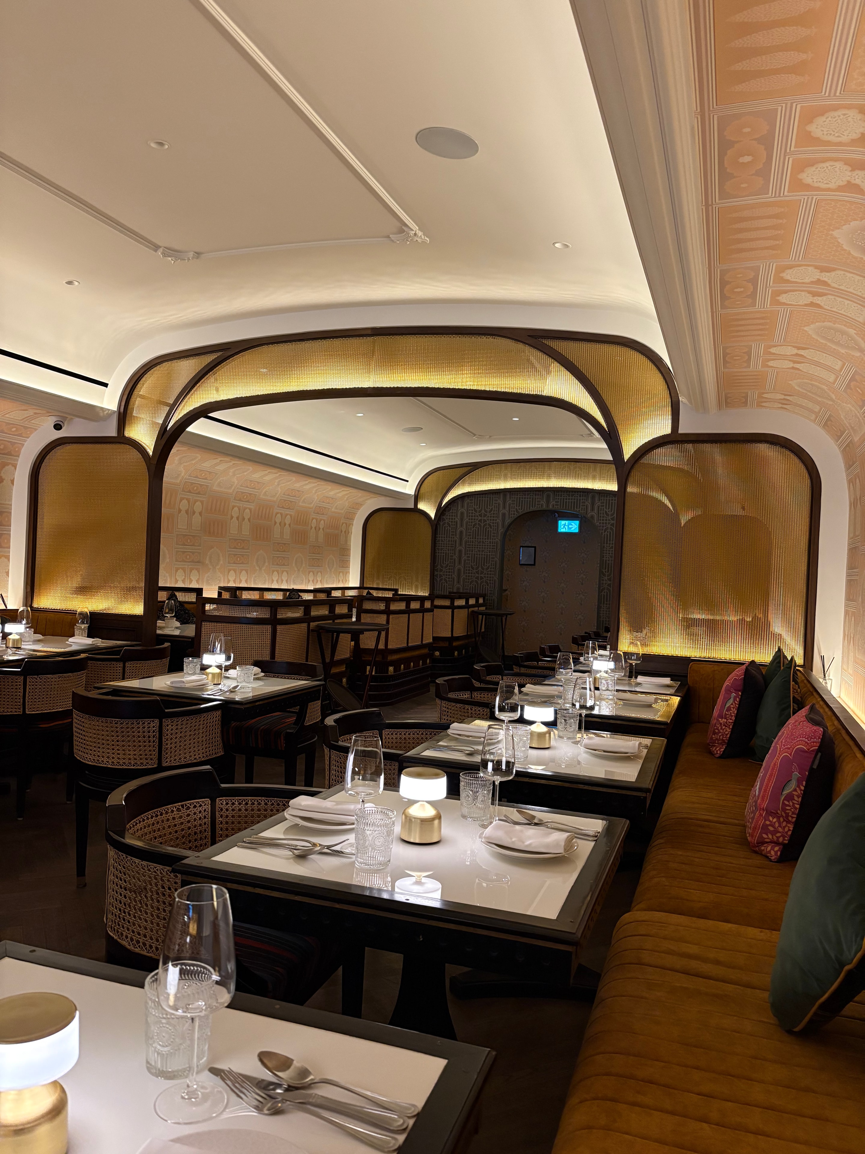 The dining room at Adrak