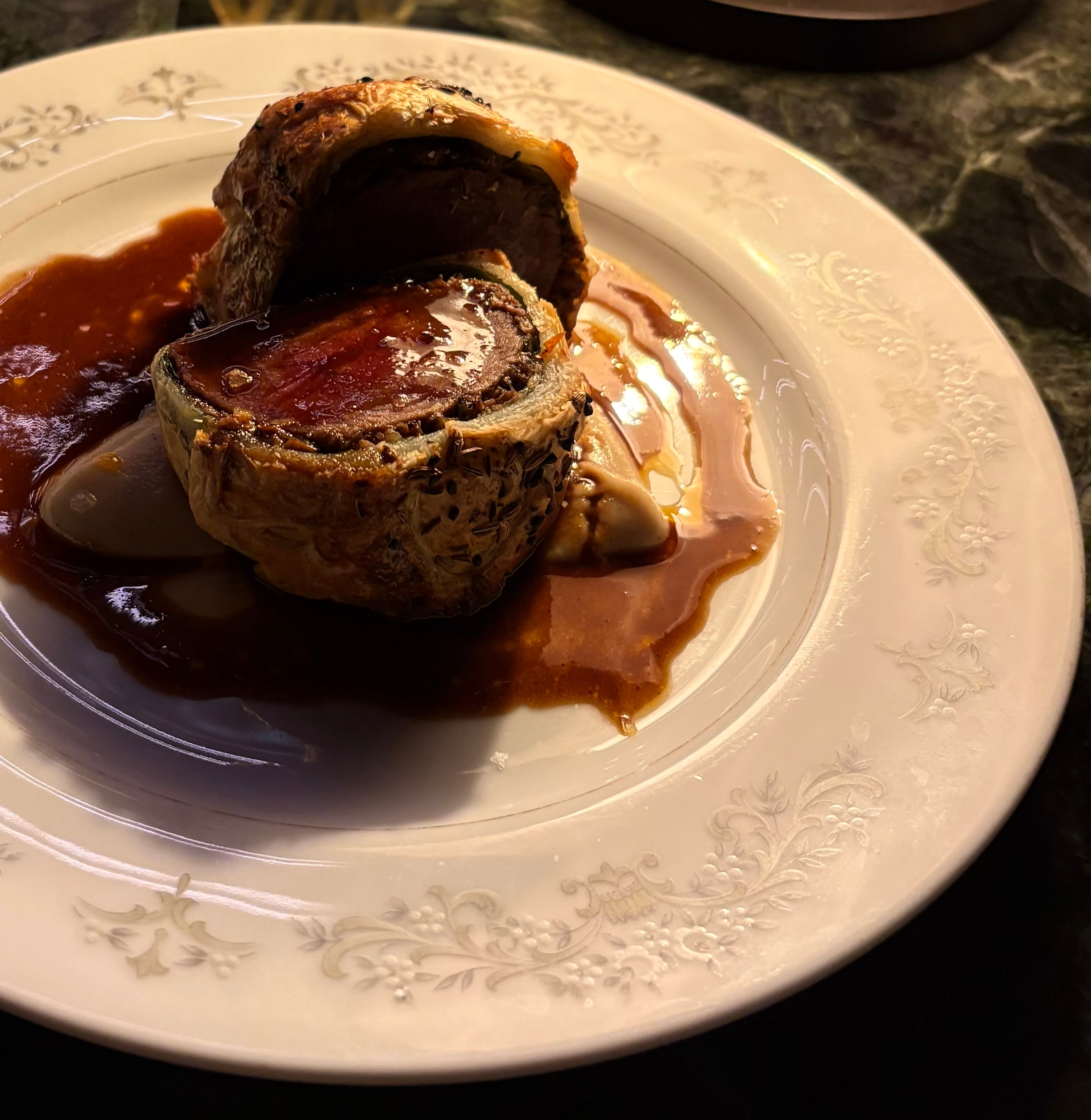 Main course at Punch