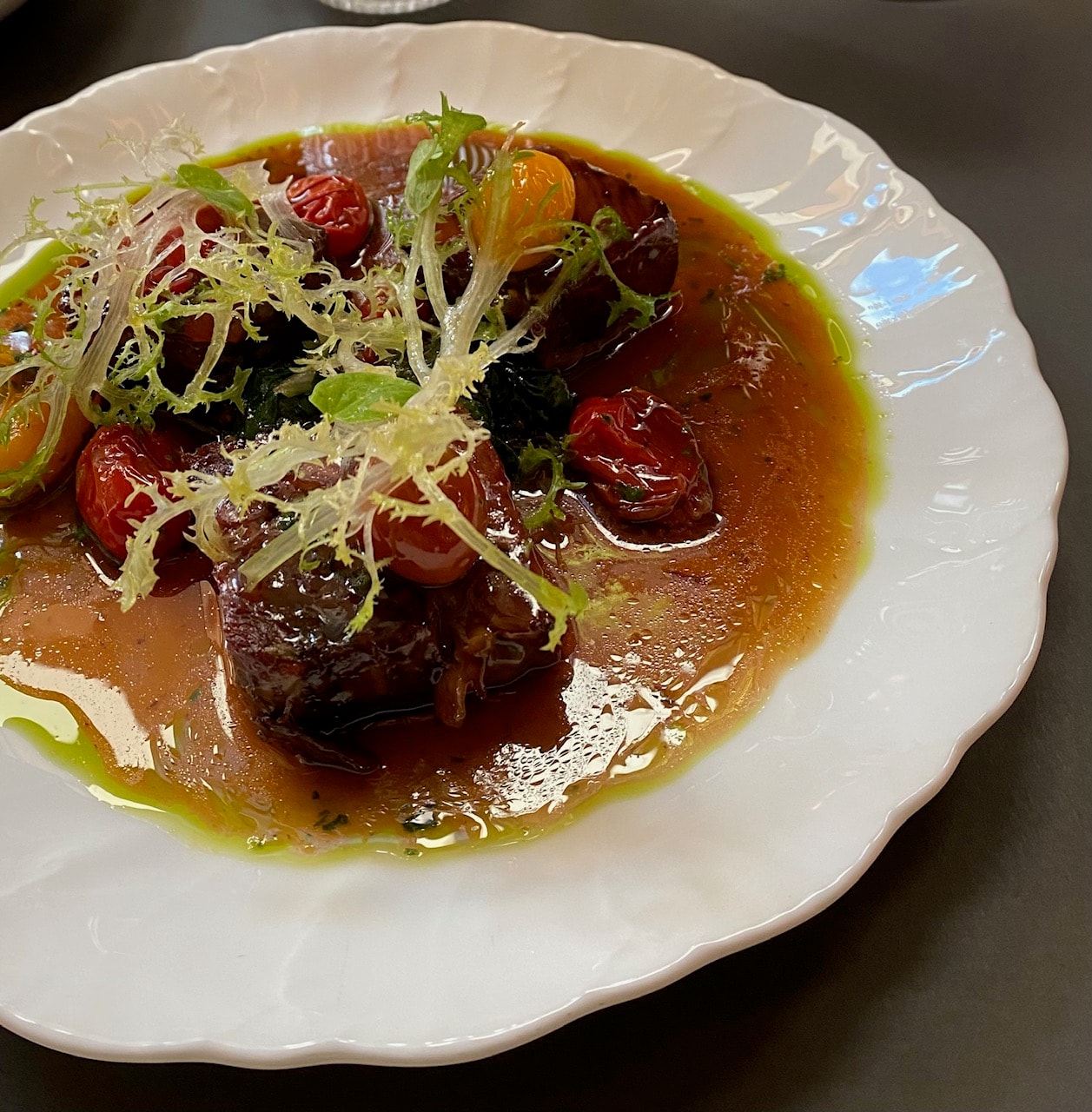 Main course at Alder Toronto