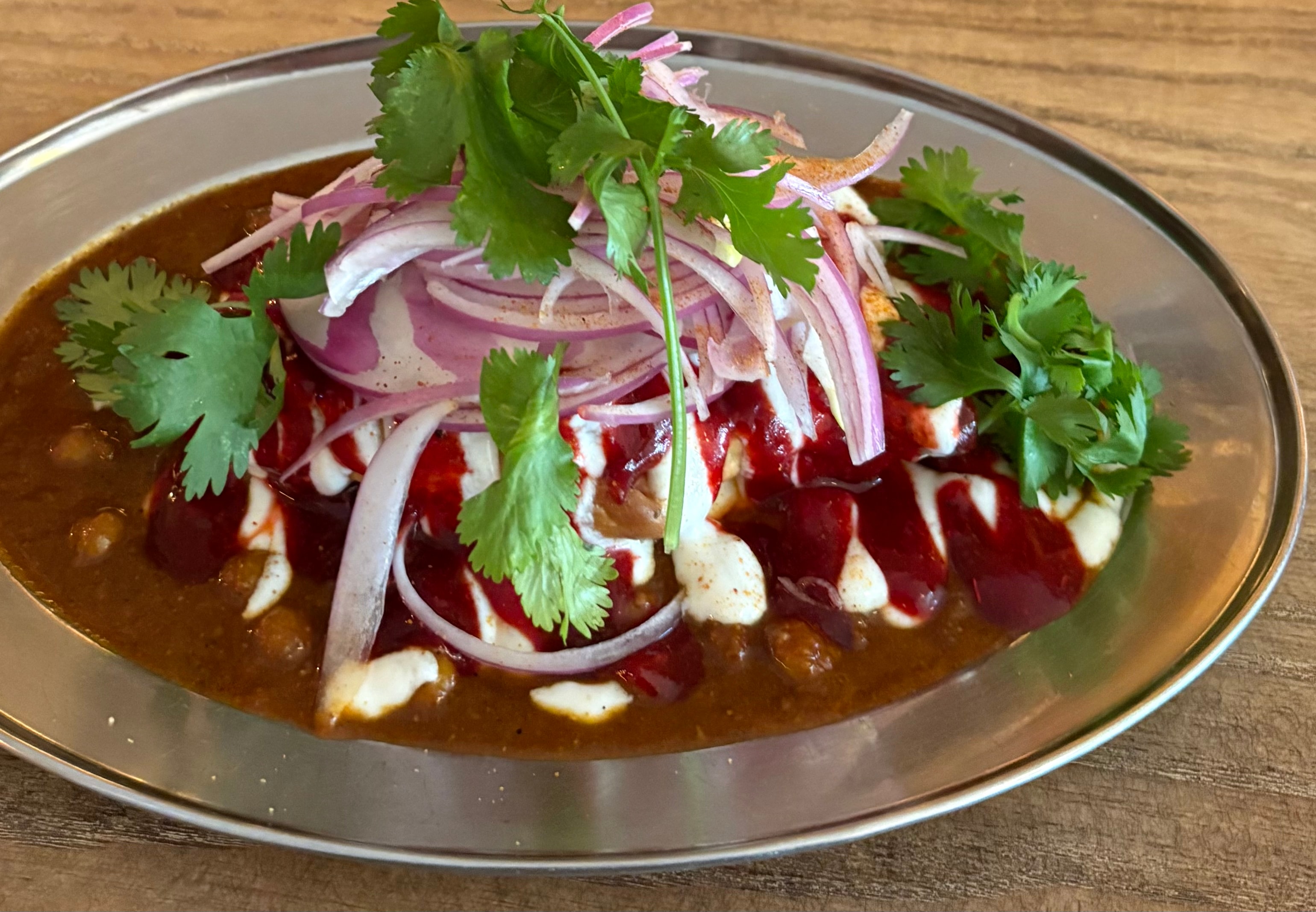 A dish at Jamil's Chaat House