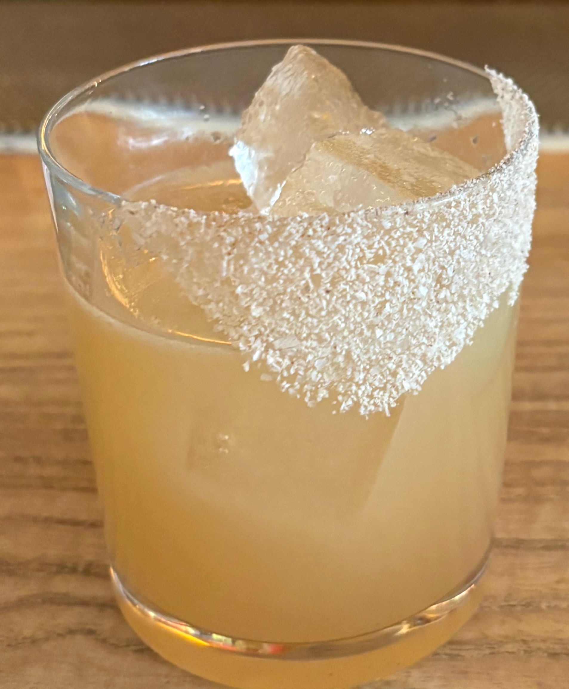 A tamarind margarita at Jamil's Chaat House