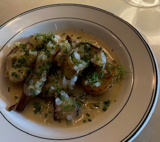 Roasted potatoes at Linny's