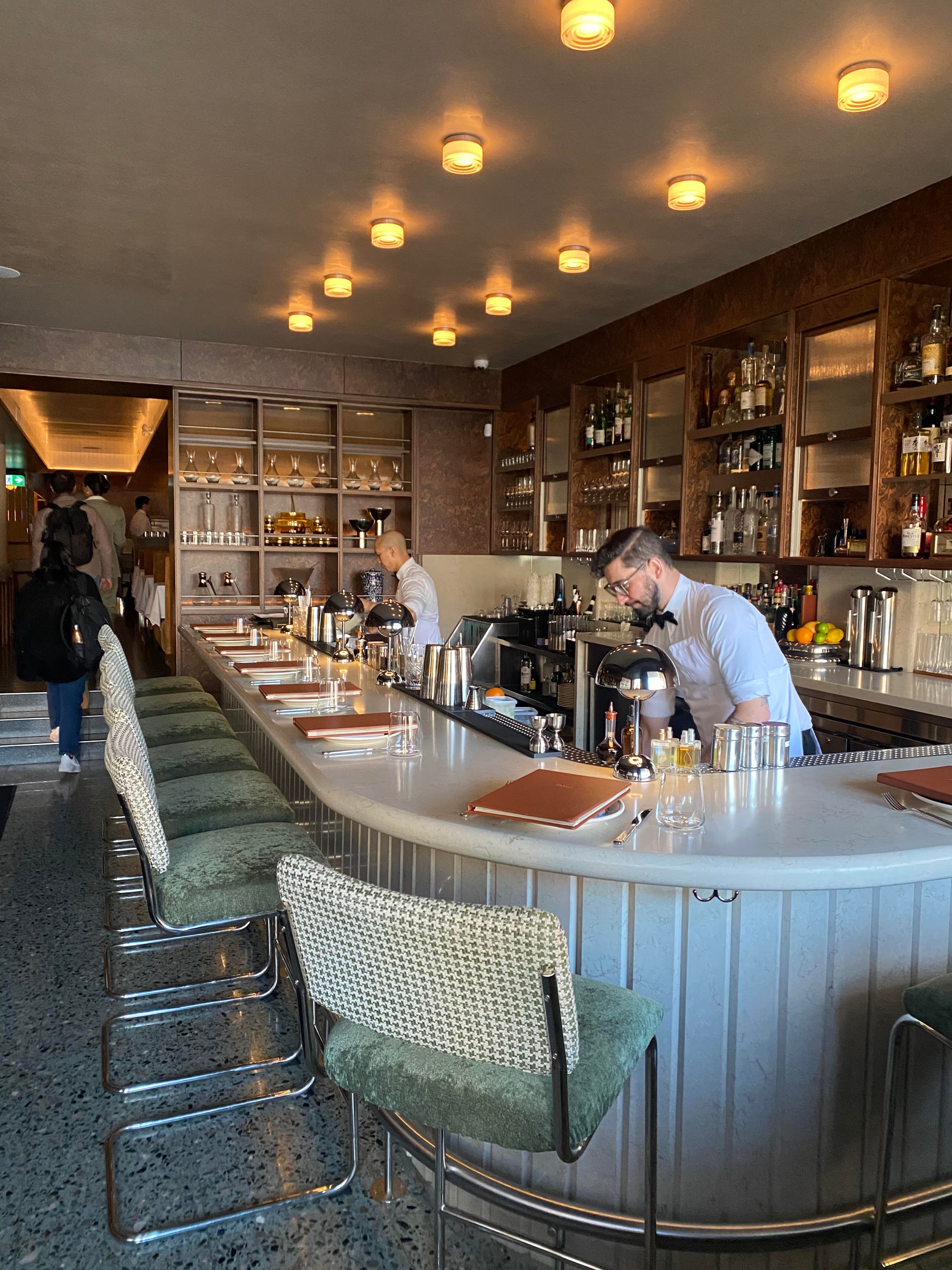 The dining room at Linny's