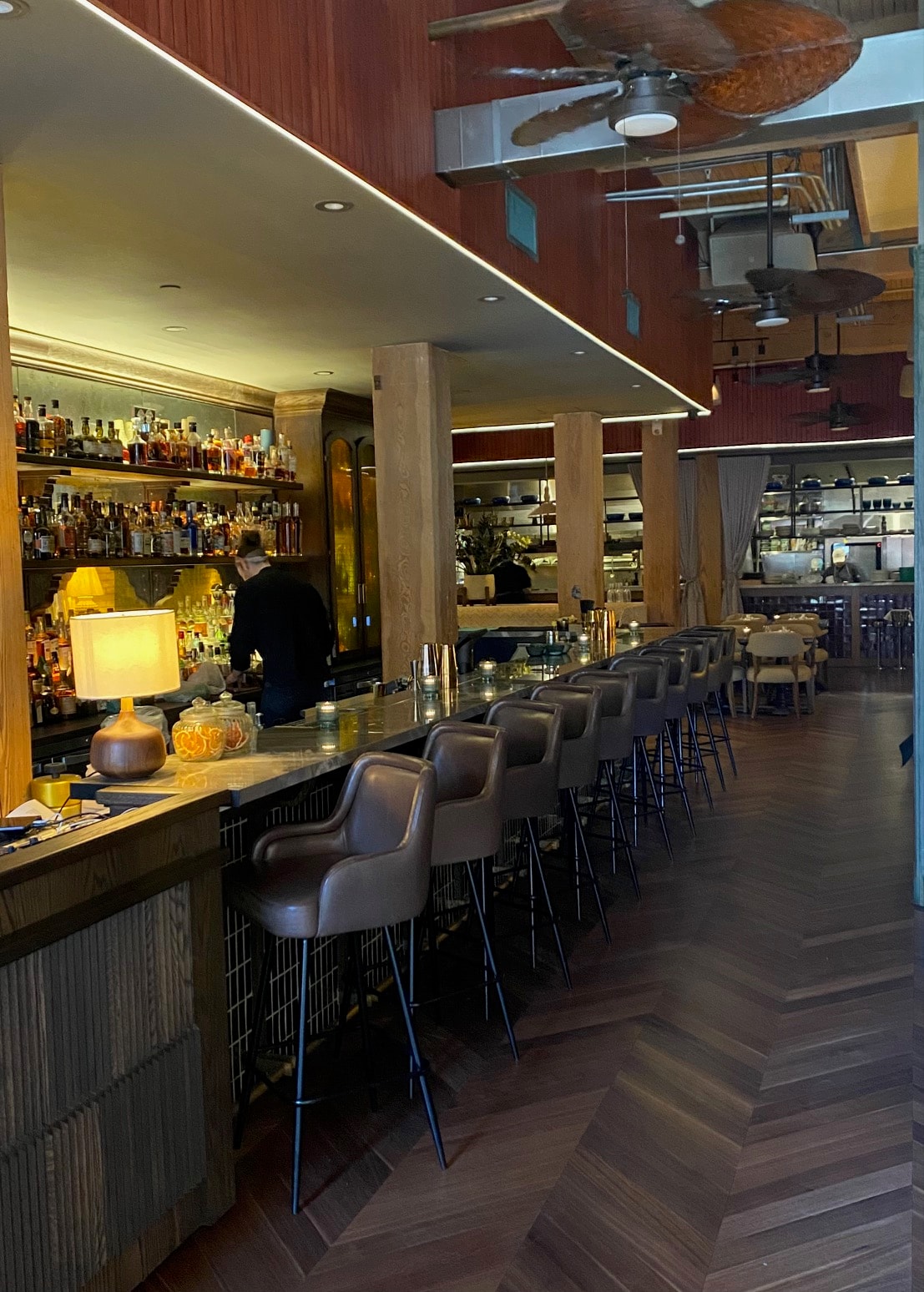 The dining room at Miss Likklemore's