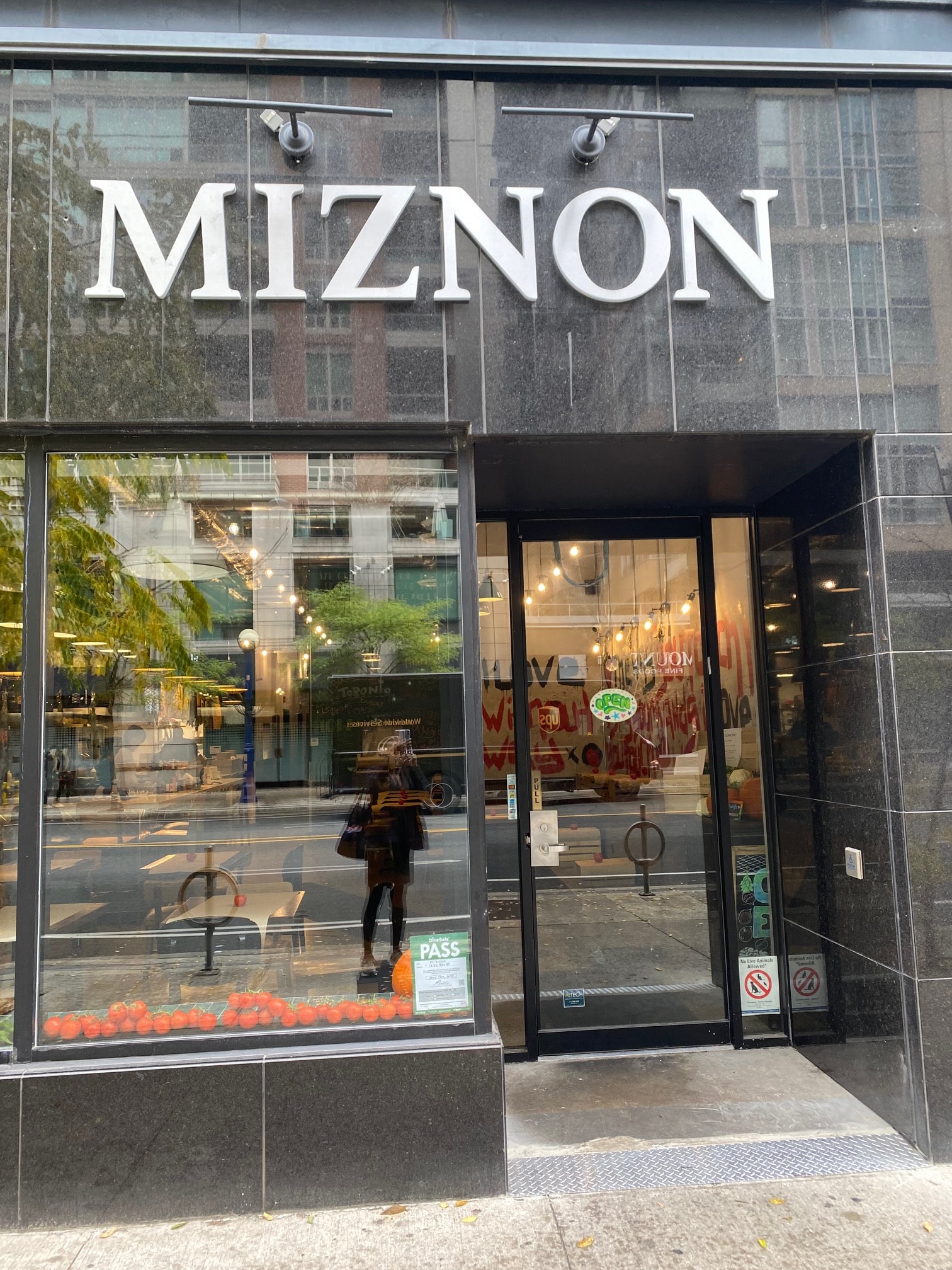 Reservation confirmation for Miznon Toronto