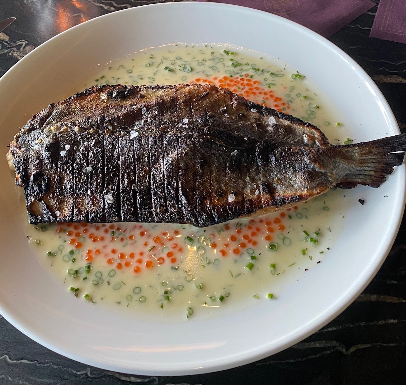 The main course at Writers Room