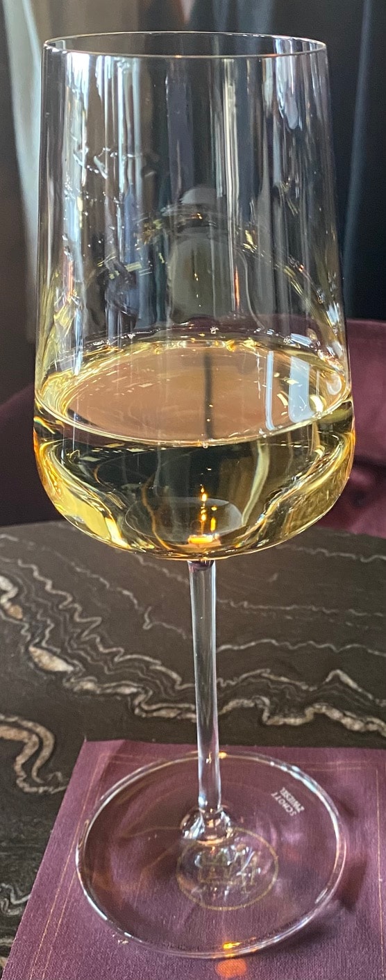 A glass of red wine at Writers Room